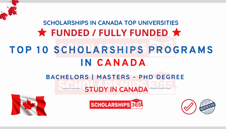 Canadian universities scholarships: 10 Fully Funded Schools for international students(apply now)